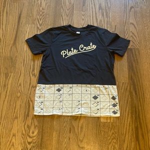 Plate Crate shirt - runs small …xl fits more like a Medium or small large